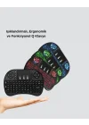 Mey İthalat® LED Işıklı Q Klavye – Touchpad, Numerik Tuş Takımı ve Multimedya Kısayolları