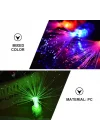 Mey İthalat® Led Işıklı Renkli Püsküllü Parmak Işığı 4 Renk 4 Adet