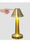 Mey İthalat® LED Masa Lambası 3 Renk Ayarlı Şarjlı Kablosuz Modern Tasarım
