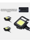 Mey İthalat® LED Mini Anahtarlık Fener – 1000 Lümen Güçlü Işık ve USB Type-C Şarjlı