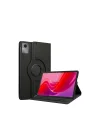Mey İthalat®  Lenovo Tab M11 TB330FU 360 Tablet Deri Kılıf - Siyah