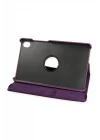 Mey İthalat®  Lenovo Tab M8 Kılıf 360 Tablet Deri Kılıf - Mürdüm