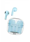 Mey İthalat®  LS-09 Bluetooth 5.3 TWS Kablosuz Airpods Kulaklık - Mavi