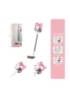 Mey İthalat® LS8807C -Dikey Elektrik Süpürgesi Pembe 3 in1  Kapalı Kutu