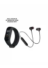 Mey İthalat® M6 Akıllı Bileklik ve Bluetooth Spor Kulaklık 2’li Set