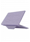 Mey İthalat®   Macbook Air 13.6 Macbook Kumaş Kapak - Mor