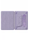 Mey İthalat®   Macbook Air 15 2023 Macbook Kumaş Kapak - Mor