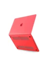 Mey İthalat®  Macbook Pro 13 2021 Macbook Buzlu Kapak - Kırmızı