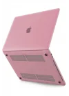 Mey İthalat®  Macbook Pro 13 2021 Macbook Buzlu Kapak - Pembe