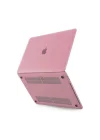 Mey İthalat®  Macbook Pro 13 2021 Macbook Buzlu Kapak - Pembe