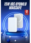 Mey İthalat® Magsafe Battery Pack Powerbank Kablosuz Şarj 5.000 mah