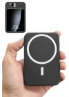 Mey İthalat® Magsafe Hızlı Şarj 10.000 Mah Wireless Şarj Powerbank Android ve İOS Uyumlu