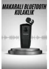 Mey İthalat® Makaralı Bluetooth Kulakiçi Yaka Kulaklığı Kablosuz Kulaklık