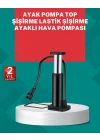 Mey İthalat® Manuel Ayak Pompası Extra Güçlü Lastik Şişirme Pompası