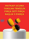 Mey İthalat® Matkap Ucu Temizlik Aparatı 3’lü Fırça Seti