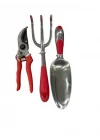 Mey İthalat® Max Garden 820298 Budama Makası Çapa ve Kürek Seti