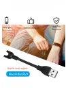 Mey İthalat®  MC03 Şarj Adaptörü Xiaomi Mi Band 2/3