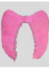 Mey İthalat® Mega Boy Pembe Renk Tüylü Melek Kanadı 100x85 cm