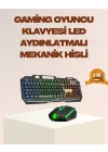 Mey İthalat® Mekanik LED Gaming Klavye Mouse Seti – Yüksek Tepki ve Ergonomi