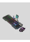 Mey İthalat® Mekanik  Seti – LED Işıklandırma ve Ergonomik Mouse