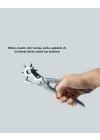 Mey İthalat® Metal Gövdeli Ayarlanabilir Deri Delme Pensesi 2.5–5 mm Delik Açma Aracı