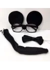 Mey İthalat® Mickey Mouse Gözlüğü Papyonu Kuyruğu Seti