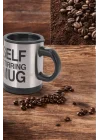 Mey İthalat® Mikser Kupa Yazılı Mug Bardak Karıştırma Özelliği