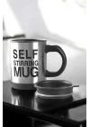 Mey İthalat® Mikser Kupa Yazılı Mug Bardak Karıştırma Özelliği