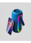 Mey İthalat® Mini Mavi Bluetooth Hoparlör Şık Görünüm ve Taşınabilir Güçlü Ses