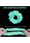 Mey İthalat® Mint Yeşili Renk Led Işıklı Lastikli Saç Tokası - 3 Modlu Festival  Parti Saç Tokası