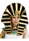 Mey İthalat® Mısırlı Tutankamon Şapkası Kobra Yılan Figürlü