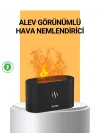 Mey İthalat® Modern Tasarımlı Alev Efektli LED Aromaterapi Hava Nemlendirici