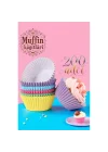 Mey İthalat® Muffin Kalıbı - Muffin Kağıdı - Muffin Kek Kalıbı 200 Adet