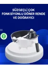 Mey İthalat® Mutfak İçin Pratik 5 Bıçaklı Rende ve Süzgeç Seti