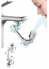 Mey İthalat® Mutfak Musluk Başlığı 1080 Derece Dönebilir Oynar Başlıklı Musluk Aparatı