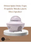 Mey İthalat® Müzik Ritimli Işık Değişimi & Dönen Dalga Efekti – Galaxy Projektör
