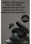 Mey İthalat® Nabız Ölçer Hediye Bileklikli Akıllı Saat ve Dijital Göstergeli Bluetooth Kulaklık Çoklu Şarj Girişi