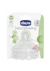 Mey İthalat®   NaturalFeeling Biberon Emziği 4 Ay+ Akış Ayarlı 2li