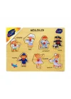 Mey İthalat® 163/164/165  Ahşap Tutmalı Meslekler