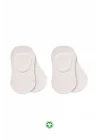 Mey İthalat®   2Li Penye Babet Silikonlu Basic Çorap 30104 Ekru Ekru