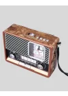 Mey İthalat® Nostaljik Radyo – Şık Dekoratif Tasarım ve Güvenli 2 Yıl Garanti