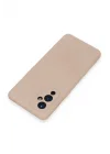 Mey İthalat®  One Plus 9 Kılıf Nano içi Kadife Silikon - Pudra