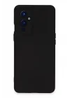 Mey İthalat®  One Plus 9 Kılıf Nano içi Kadife Silikon - Siyah