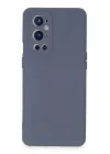 Mey İthalat®  One Plus 9 Pro Kılıf Nano içi Kadife Silikon - Gri