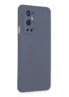 Mey İthalat®  One Plus 9 Pro Kılıf Nano içi Kadife Silikon - Gri