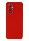 Mey İthalat®  One Plus 9 Pro Kılıf Nano içi Kadife Silikon - Kırmızı