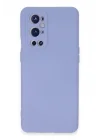 Mey İthalat®  One Plus 9 Pro Kılıf Nano içi Kadife Silikon - Lila