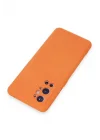Mey İthalat®  One Plus 9 Pro Kılıf Nano içi Kadife Silikon - Turuncu