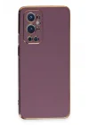 Mey İthalat®  One Plus 9 Pro Kılıf Volet Silikon - Mor
