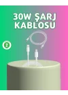 Mey İthalat® Orijinal Kalite 30W Type-C Lightning Hızlı Şarj Kablosu – 1.2m Dayanıklı